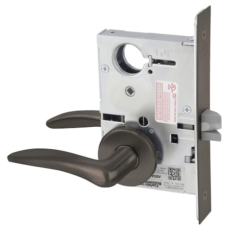Corbin Russwin Passage or Closet Mortise Lock, DS Lever, A Rose, Oil Rubbed Bronze ML2010 DSA 613 RH